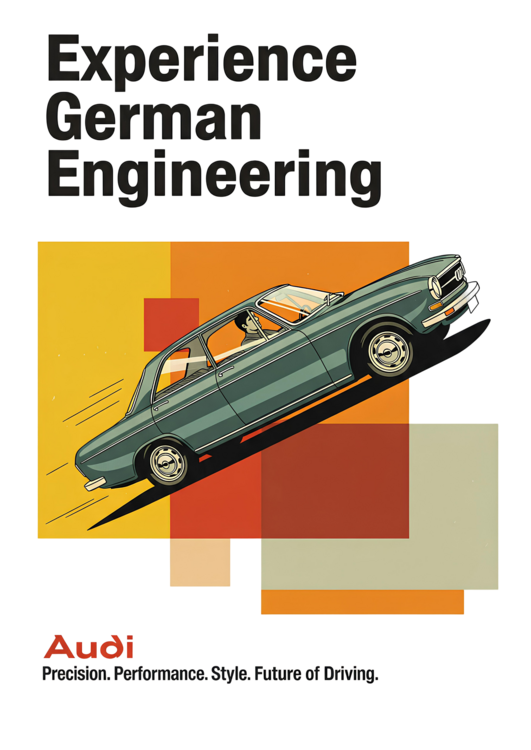 Футболка Retro Redefined — Audi’s Mid-Century Masterpiece