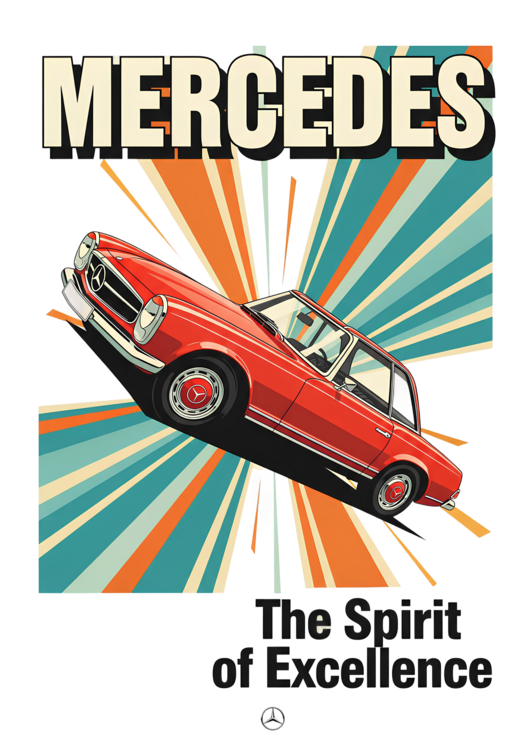 Футболка Mercedes — The Spirit of Excellence Since 1886
