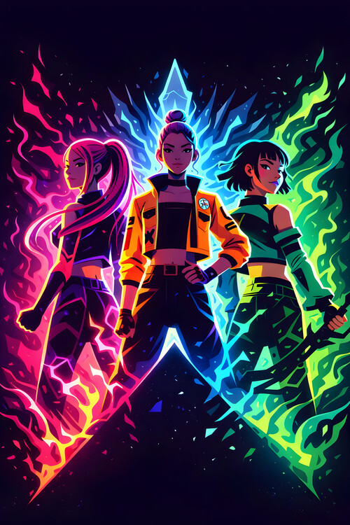 Poster K-Pop Inspired Poster – Modern Music & Fashion Art