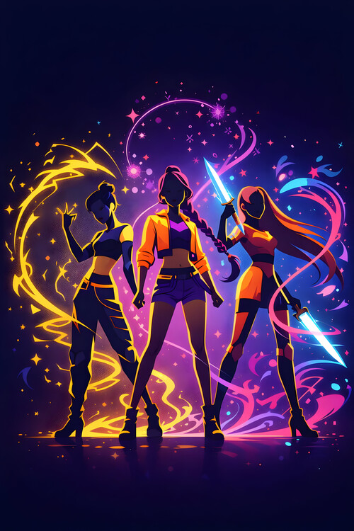 Poster K-Pop Pop Art Print – Minimalist Music Culture Poster