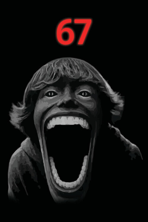 Poster Six Seven - 67 horror kid