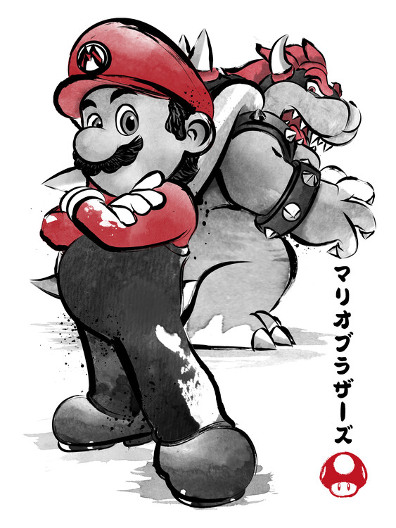 Plakat The Plumber vs King Koopa