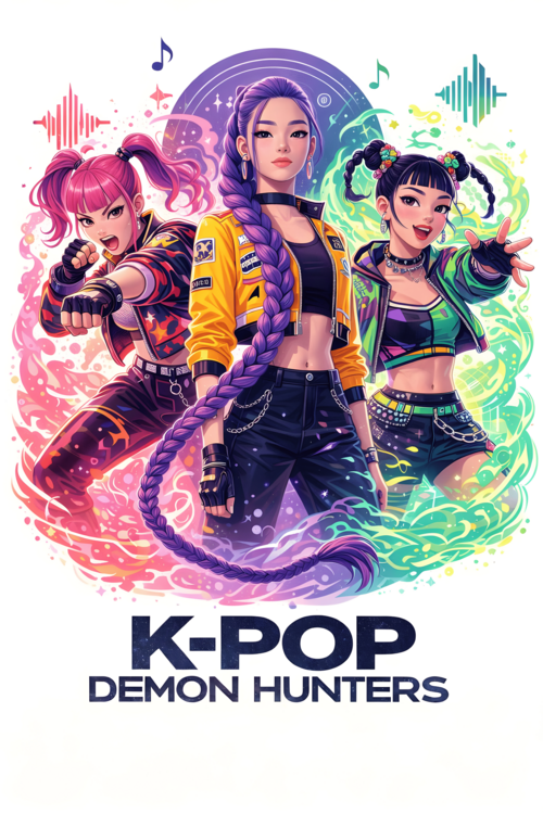 Poster K-Pop Concert Inspired Art Print – Modern Pop Group Design