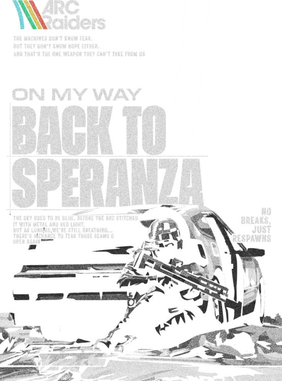 T-shirt Arc Raiders - Back to Speranza