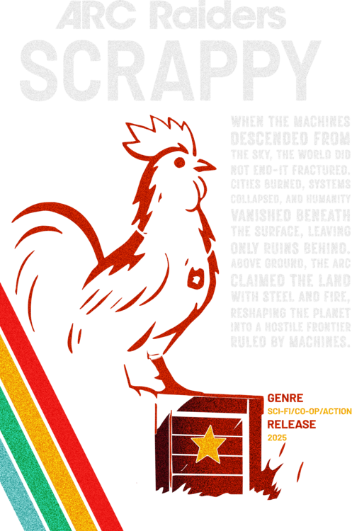 T-shirt Arc Raiders Scrappy