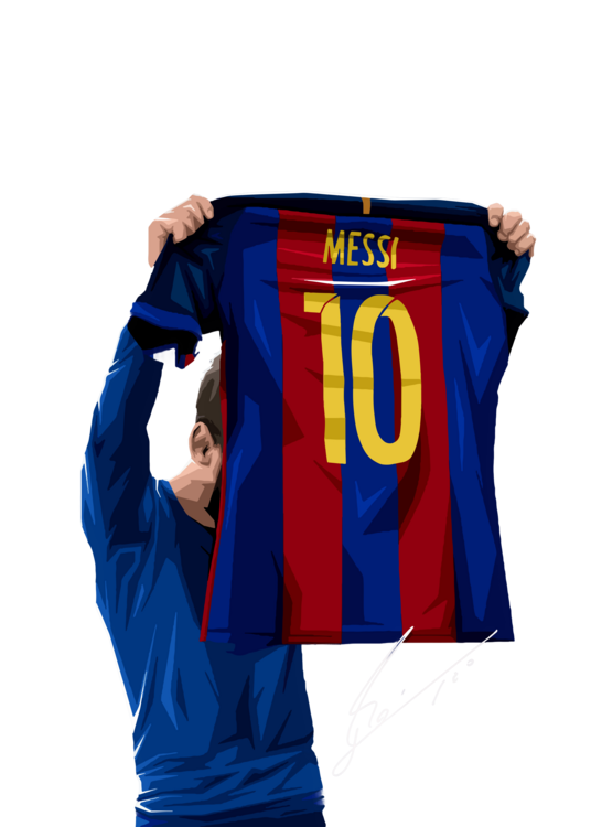 T-shirt Drawing Art Lionel Messi Jersey Illustration Poster