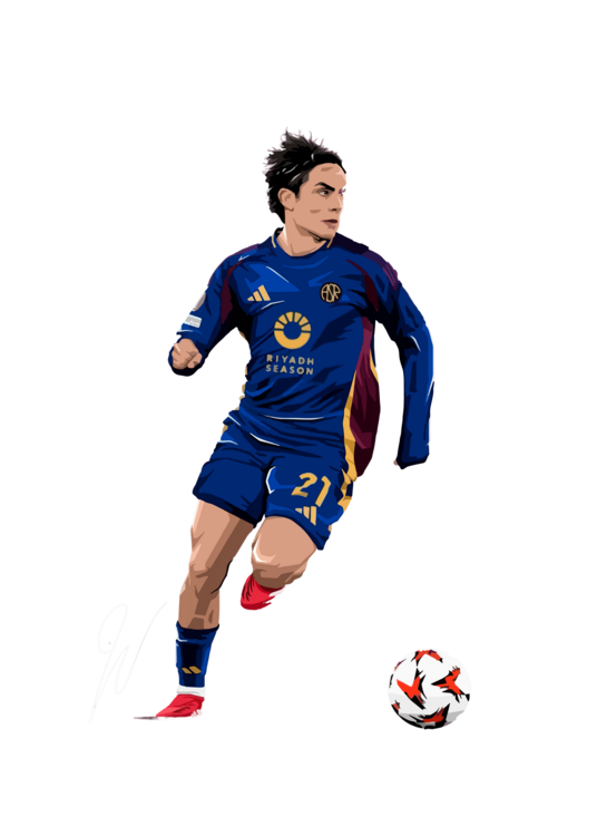T-shirt Drawing Art Paolo Dybala Illustration Poster