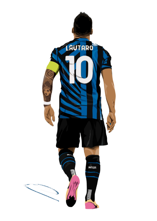T-shirt Drawing Art Lautaro Martinez Illustration Poster