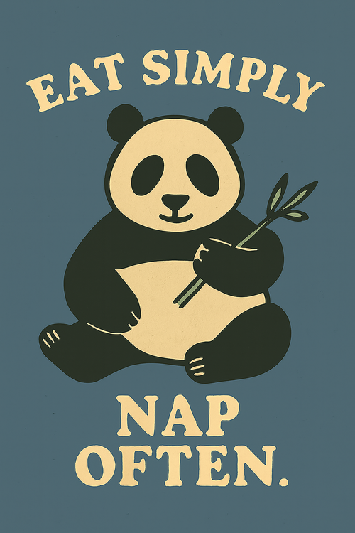 Poster Panda Minimalist