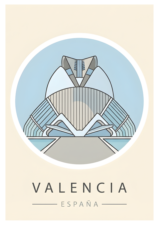 Плакат Valencia póster