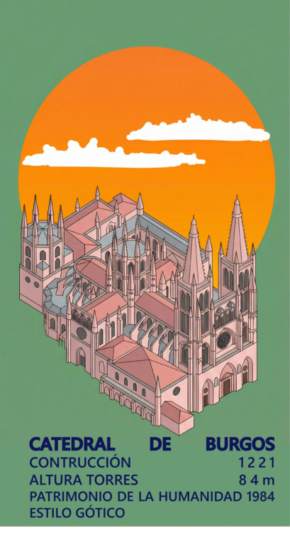 Плакат Burgos póster