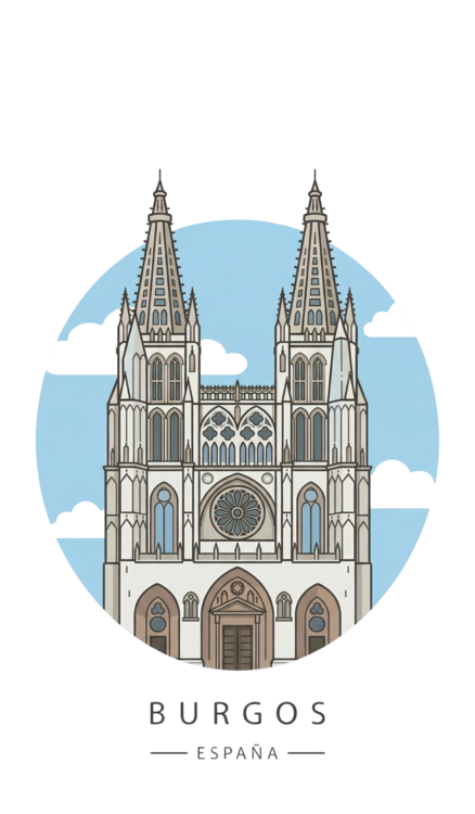 Плакат Burgos póster