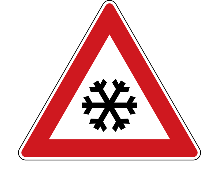 T-shirt Snowfall warning