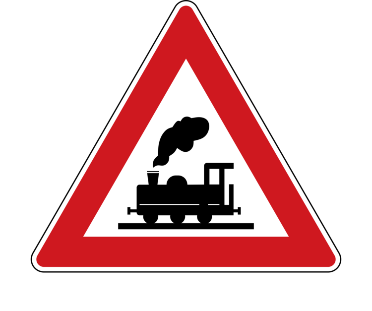T-shirt Railway crossing