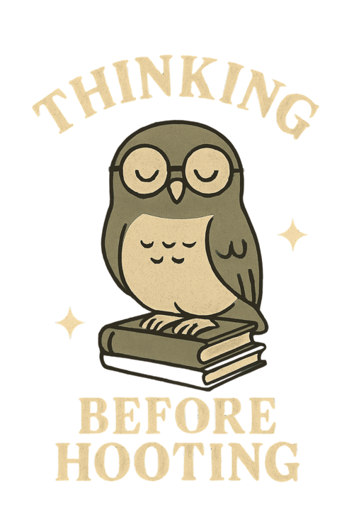T-shirt Owl Minimalist