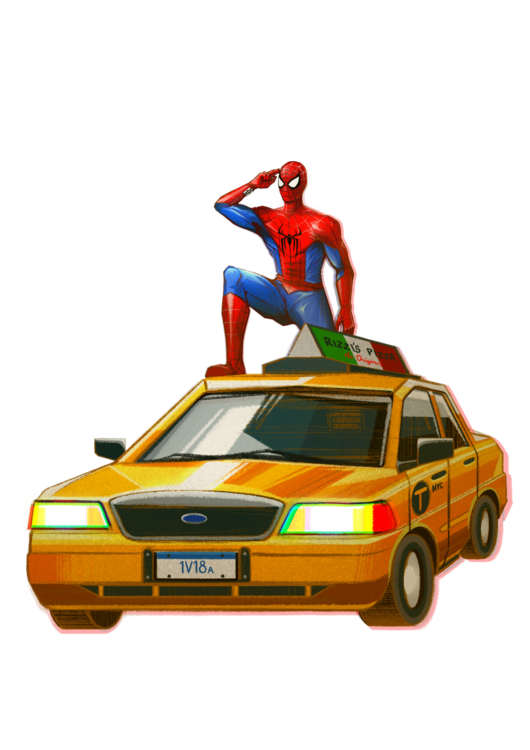 T-shirt Přátelský superhrdina ze sousedství