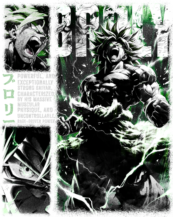 T-shirt Dragon Ball - Broly