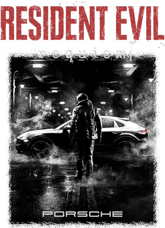 T-shirt Resident Evil Requimi X Porsche
