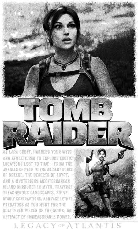 T-shirt Tomb Raider: Legacy of Atlantis