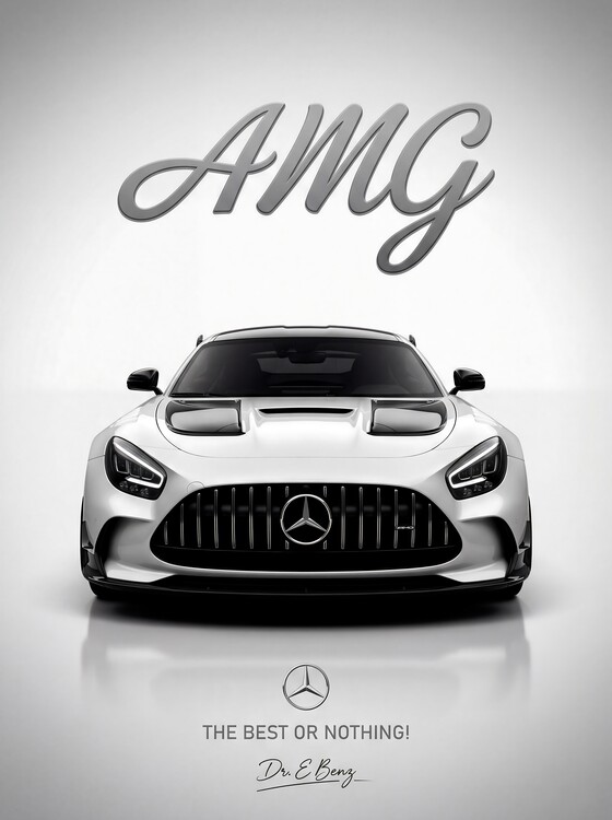 Canvas Print Mercedes-AMG GT - Uncompromising Excellence