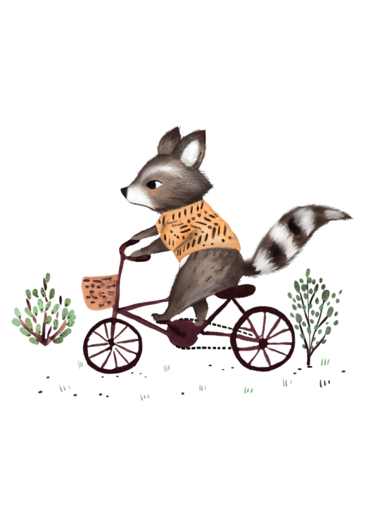 T-shirt Outdoor - raccoon