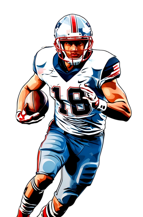 Maglietta Vintage American Football Art: Classic Gridiron