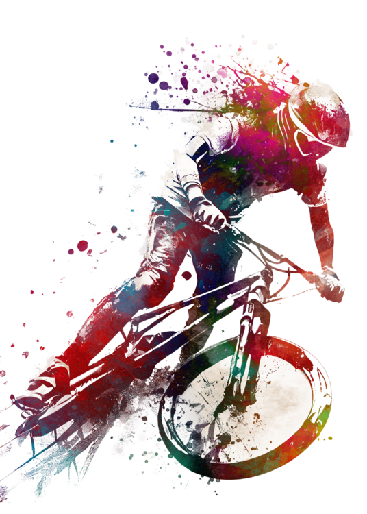 Poster BMX sport art 31, Justyna Jaszke | Wall Art | 3+1 FREE