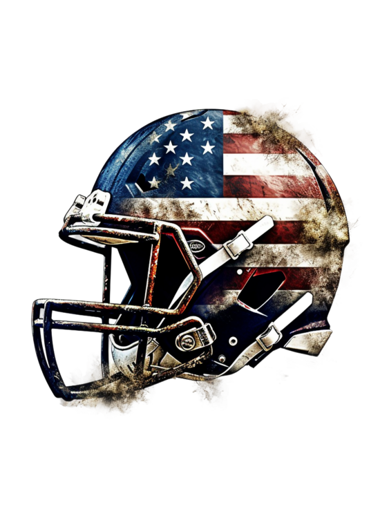 Maglietta American Football Helmet
