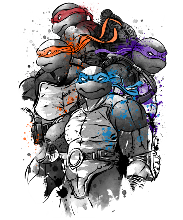 T-shirt The path of the Ninja Warriors