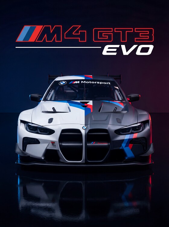 Poster BMW M4 GT3 EVO: The Evolution of Racing Excellence