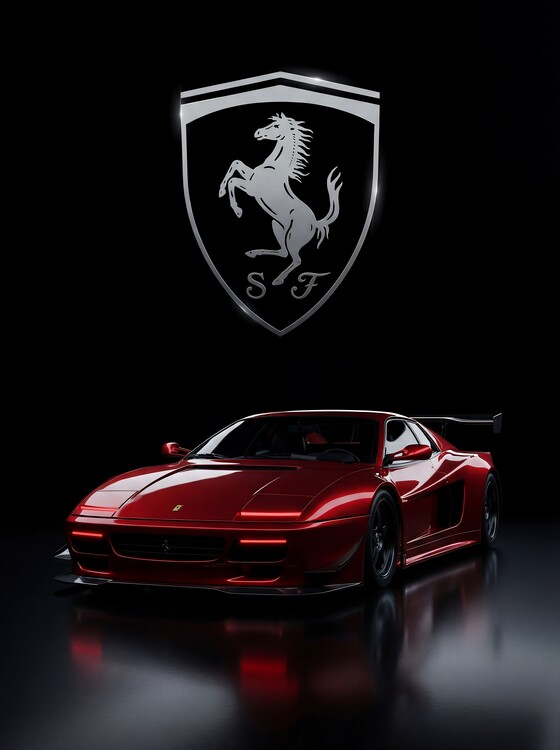 Plakát The Ferrari F40 Pinnacle of Italian Automotive Excellence