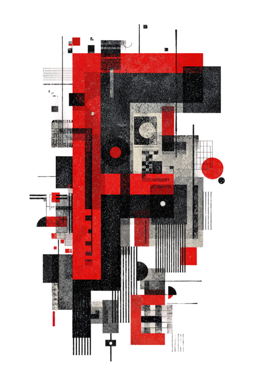 T-shirt Constructivist Abstract Logic