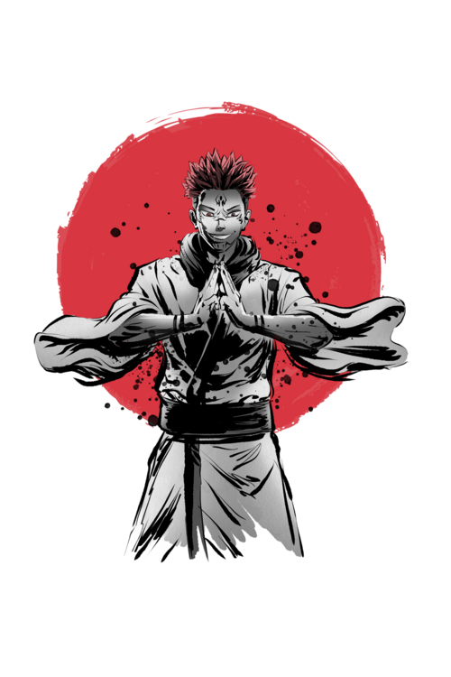 T-shirt Red Sun King of Curses