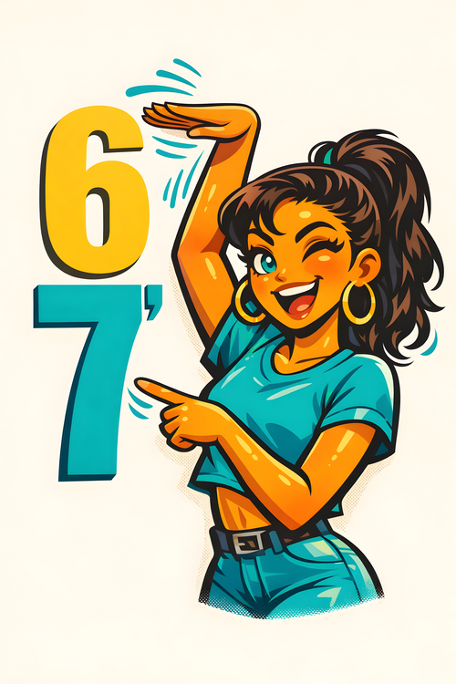 Poster 67 Cartoon Meme Artwork – Funny Gesture Pop Art Print