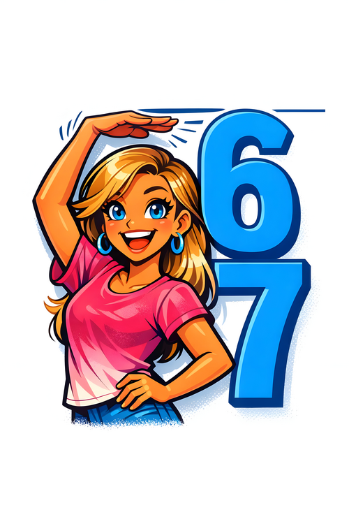 Poster 67 Internet Trend Poster – Minimalist Meme Illustration