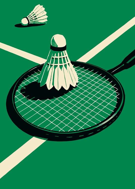 Poster Badminton Sport