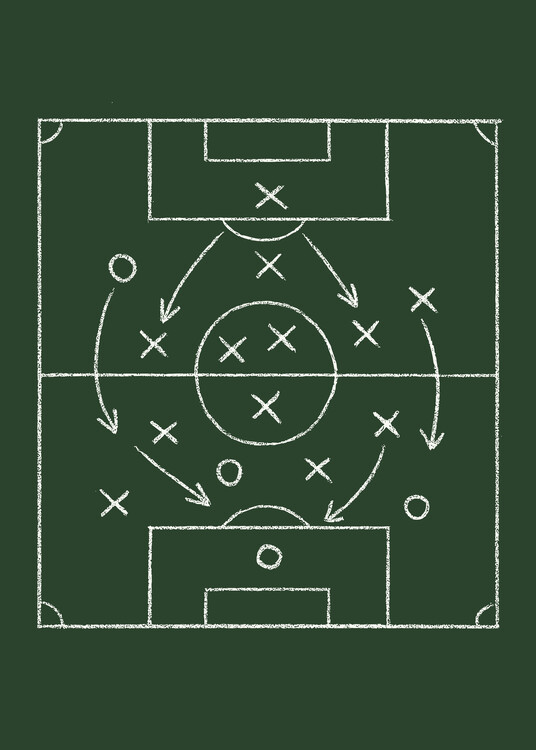 Poster Soccer Stategy