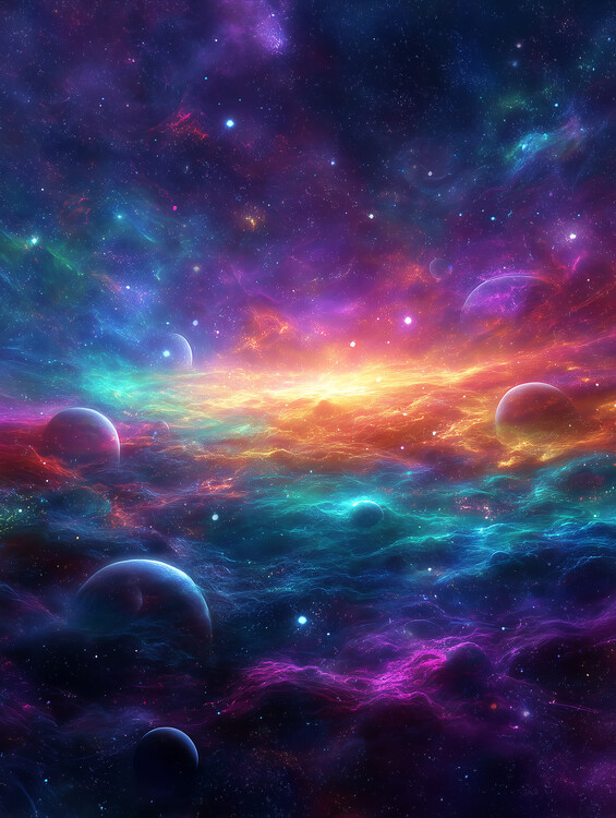 Плакат Galaxy space