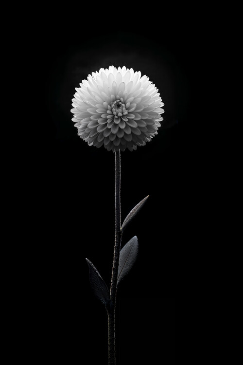 Tableau sur toile Midnight Dahlia