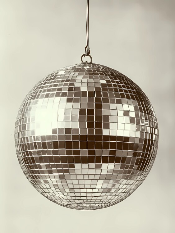 Плакат Silver Disco Ball