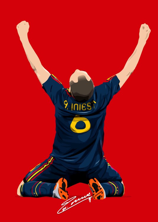 Poster Legend Number 6 Trending Illustration