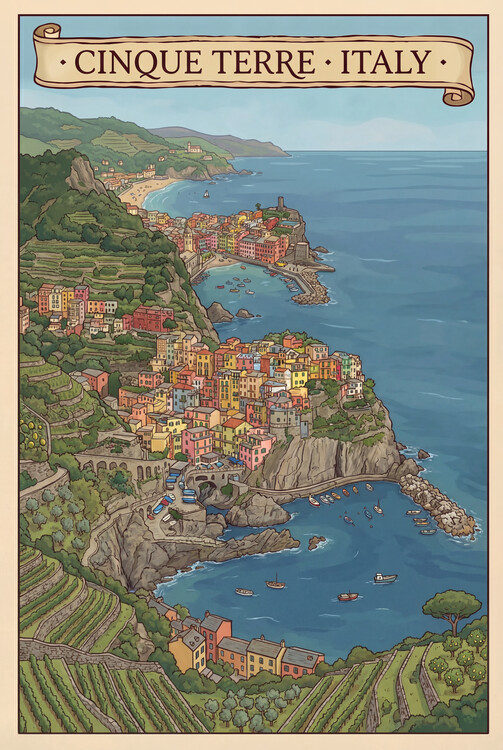 Poster Cinque Terre