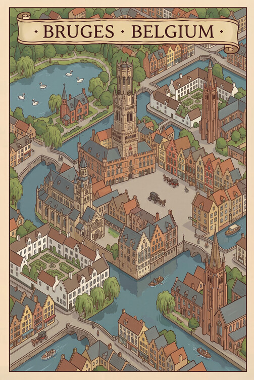 Poster Bruges