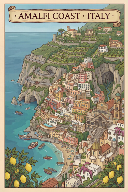Poster Amalfi Coast