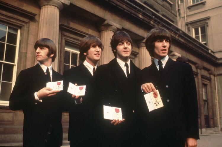 Levně Plakát, Obraz - Beatles At Palace, 40 × 26.7 cm