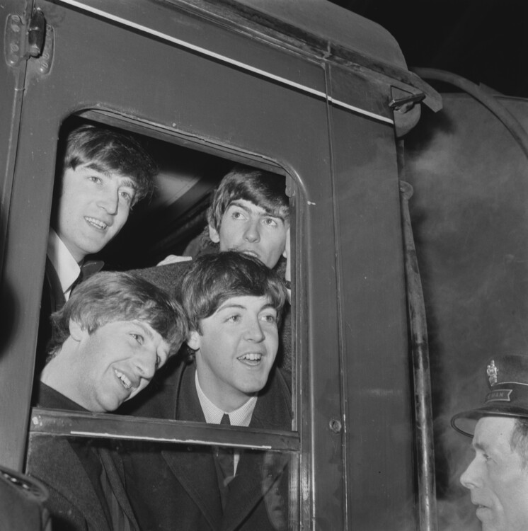Canvas Print Beatles At Paddington