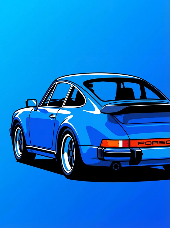 Poster Porsche 911 - Design Perfection