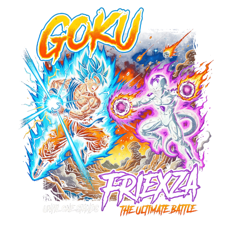 T-shirt Goku vs Frieza - Dragon Ball Z Ultimate Battle Super Saiyan