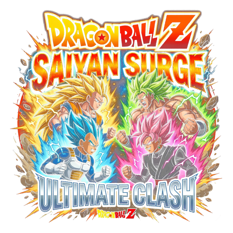 T-shirt Dragon Ball Z: Saiyan Surge - Ultimate Clash