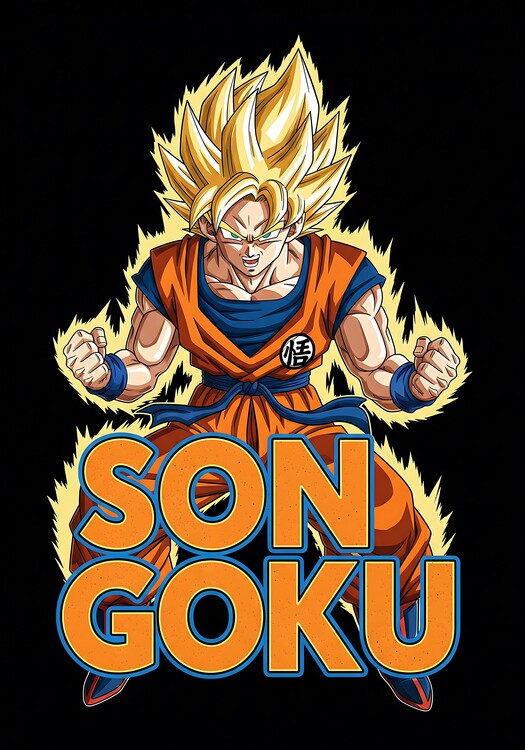Obraz na płótnie DBZ Son Goku - Legendary Super Saiyan